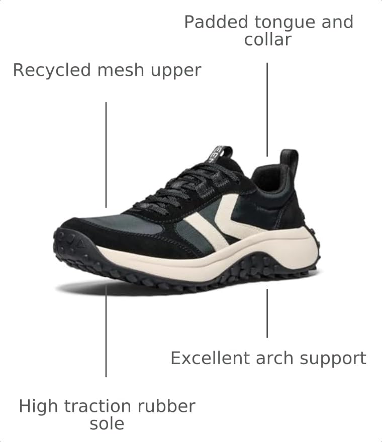 KEEN Women's KS86 Black/Birch – BLACK/BIRCH
