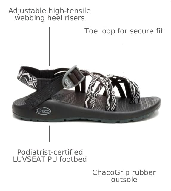Chaco Men's ZX2 Classic Paddle B/W – Paddle B/W