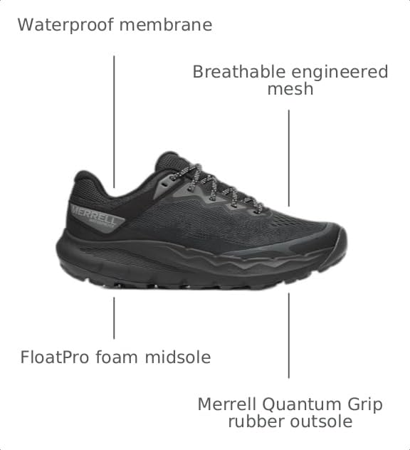 Merrell Men's Nova 4 WP Black – Black