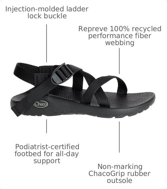 Chaco Men's Z1 Classic Black – Black