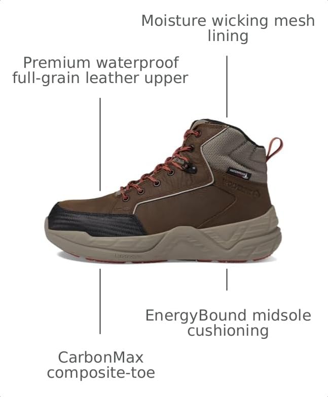 Wolverine Men's ProShift LX EB WP CM Mid Sudan Brown – SUDAN BROWN