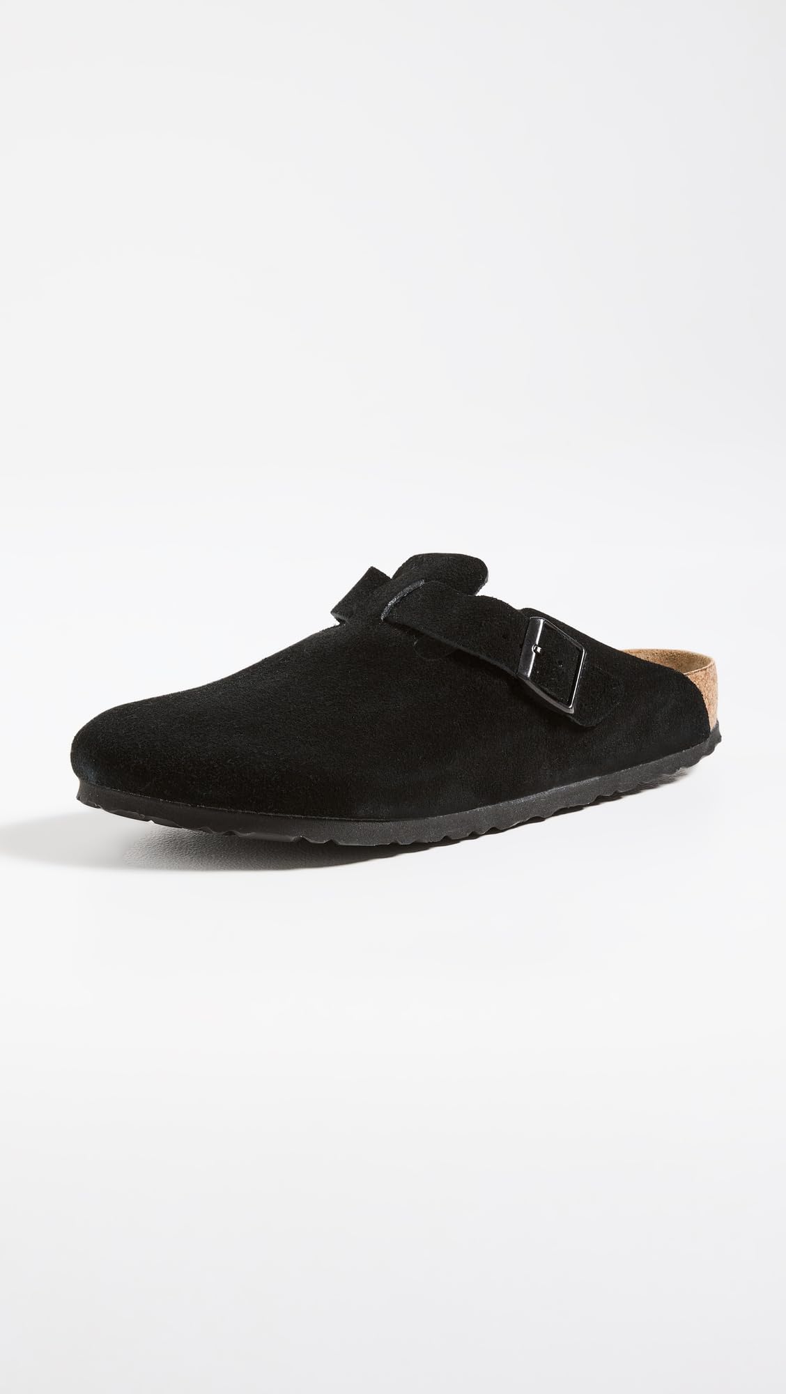 Birkenstock BOSTON SOFT FOOTBED SUEDE BLACK