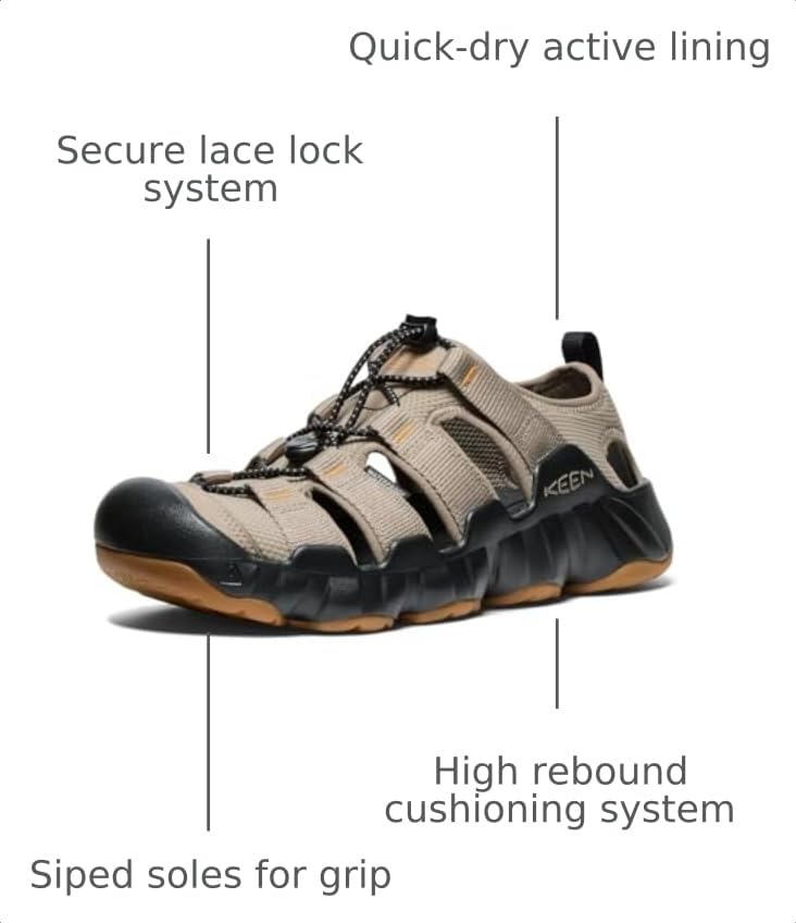 KEEN Men's Hyperport H2 Brindle/Black – BRINDLE/BLACK