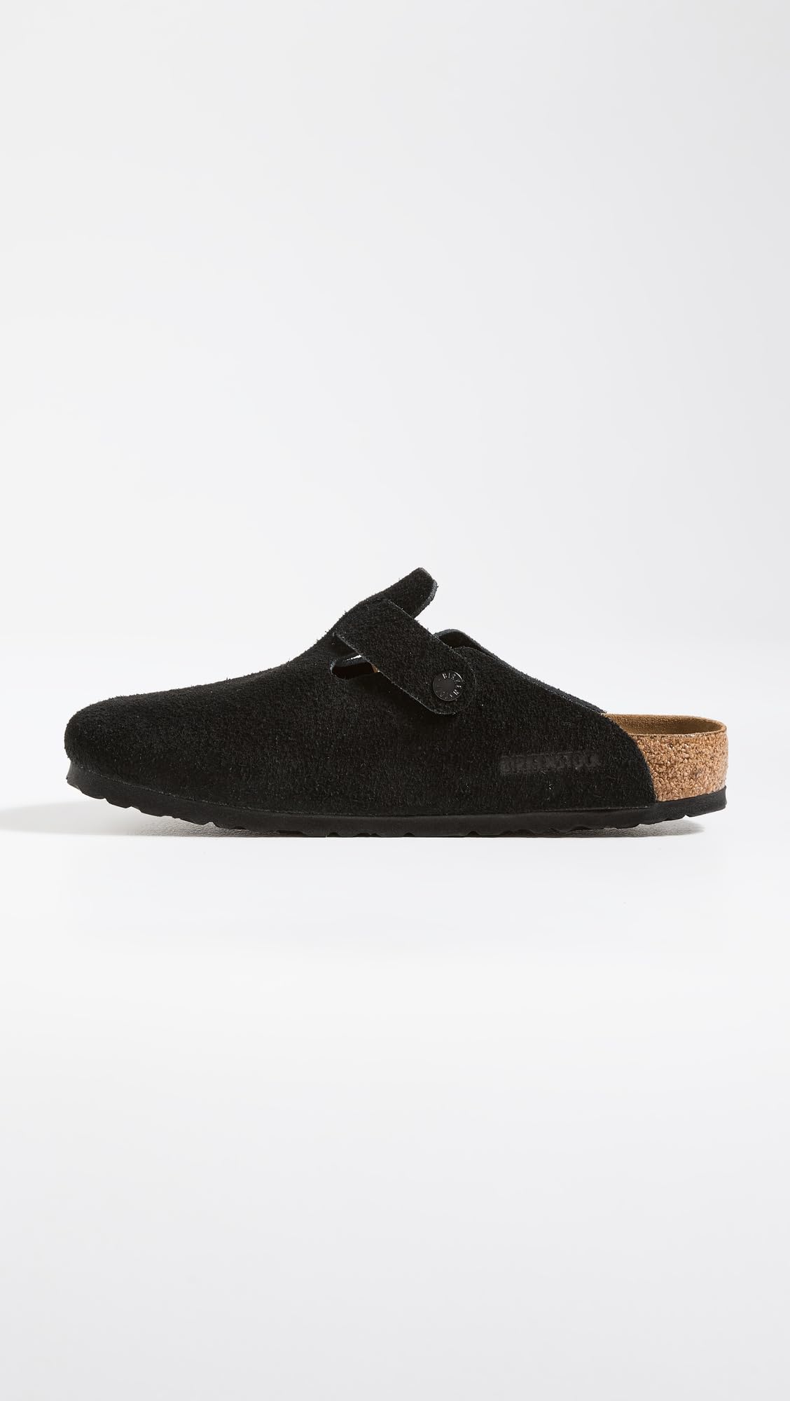 Birkenstock BOSTON SOFT FOOTBED SUEDE BLACK