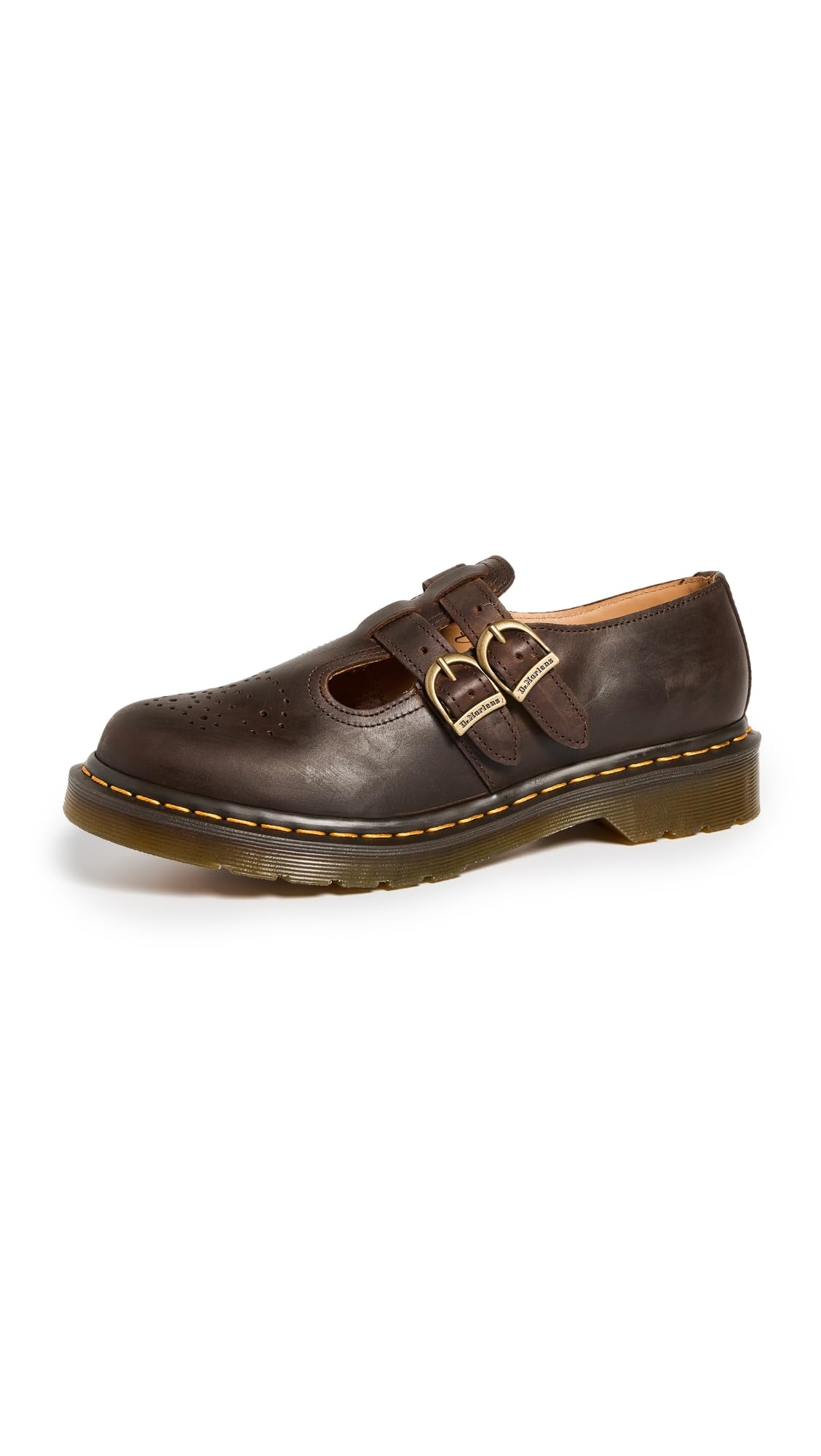 Dr. Martens Women's 8065 Mary Jane Dark Brown Crazy Horse – Dark Brown Crazy Horse