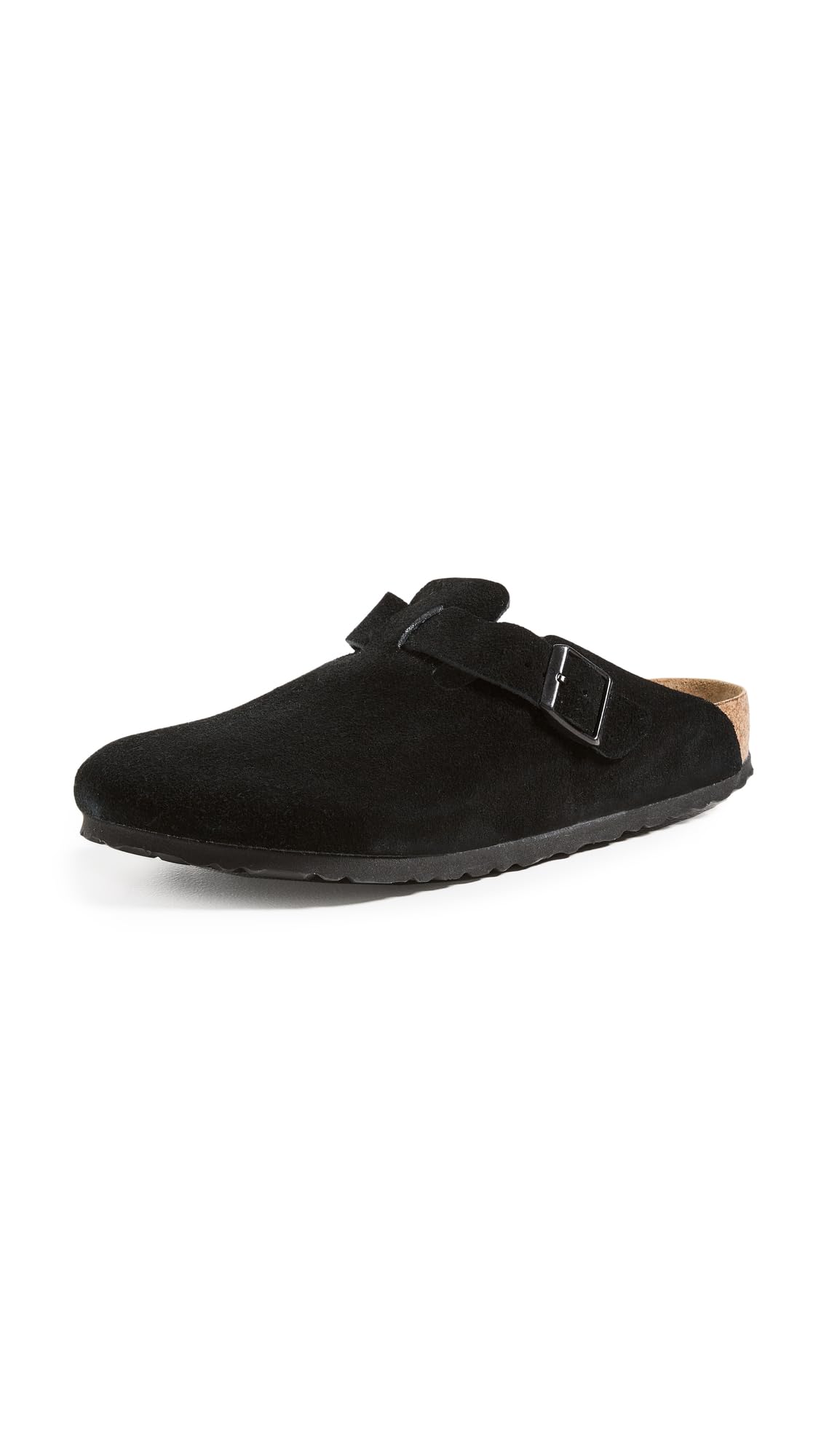 Birkenstock BOSTON SOFT FOOTBED SUEDE BLACK