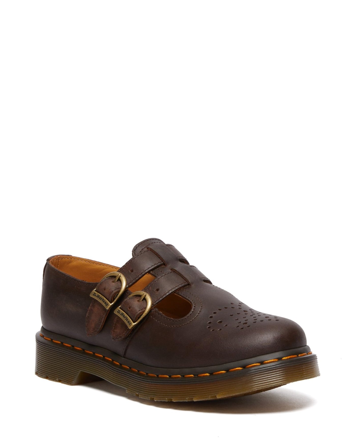 Dr. Martens Women's 8065 Mary Jane Dark Brown Crazy Horse – Dark Brown Crazy Horse
