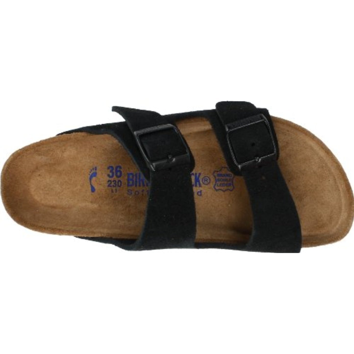 Birkenstock ARIZONA SOFT FOOTBED SUEDE BLACK