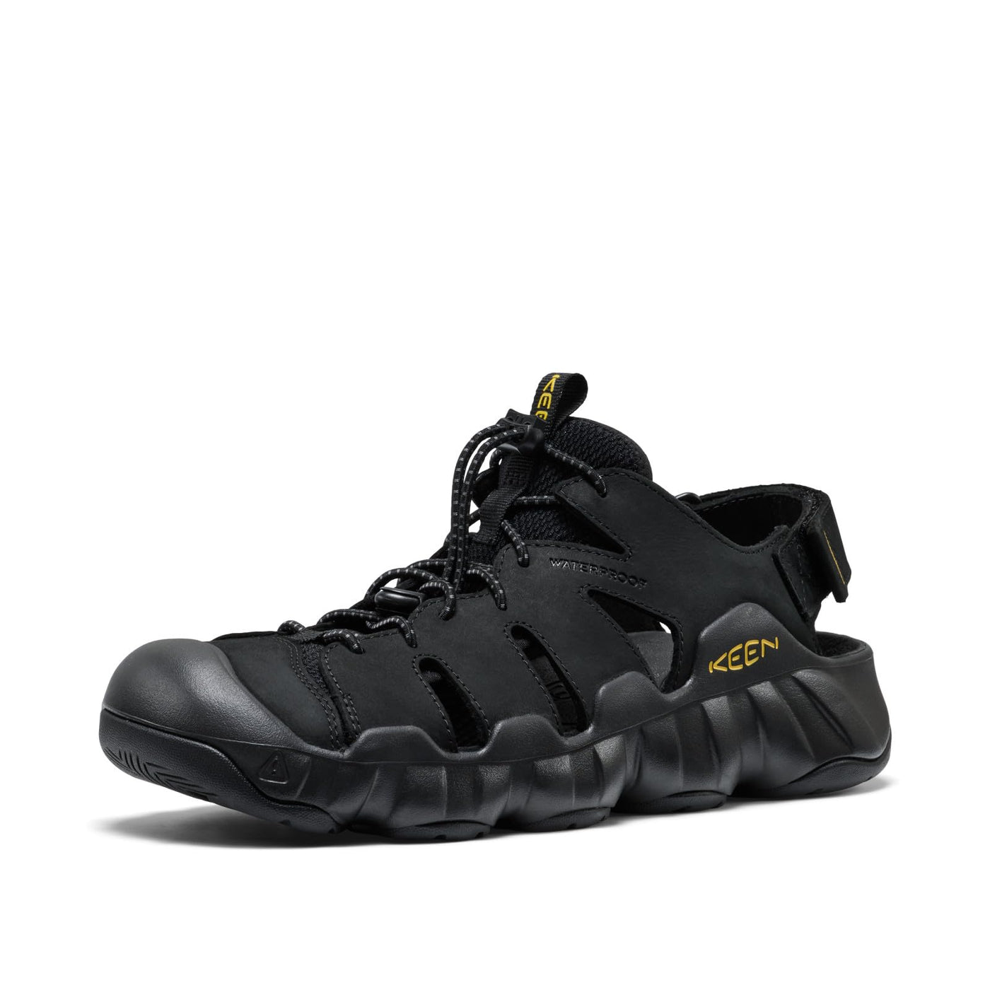 KEEN Men's Hyperport Fisherman Leather Black/KEEN Yellow – BLACK/KEEN YELLOW