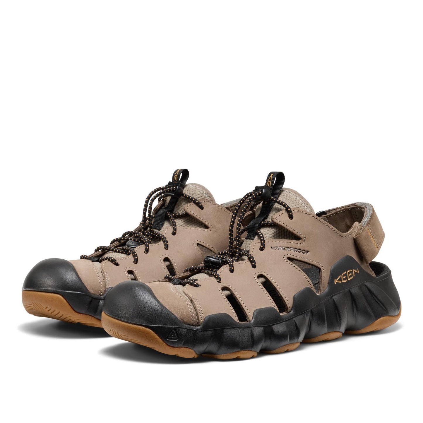 KEEN Men's Hyperport Fisherman Leather Brindle/Oak Buff – BRINDLE/OAK BUFF
