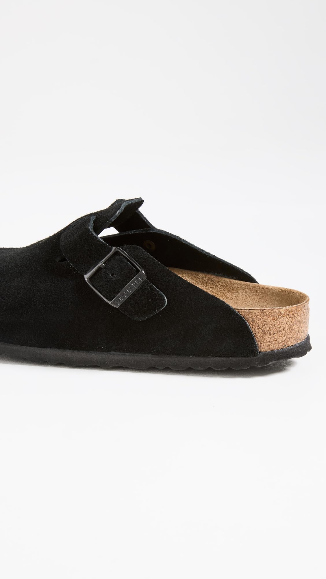 Birkenstock BOSTON SOFT FOOTBED SUEDE BLACK