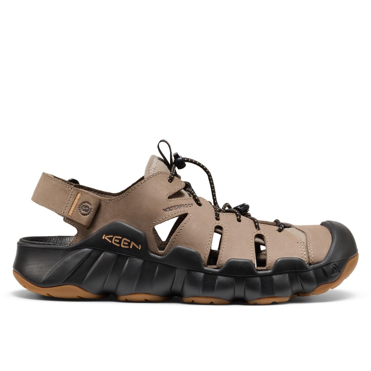 KEEN Men's Hyperport Fisherman Leather Brindle/Oak Buff