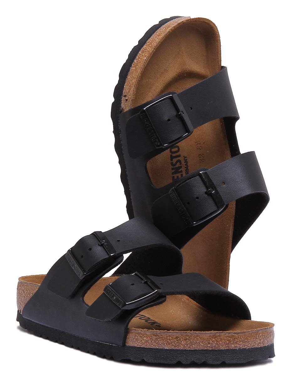 Birkenstock ARIZONA BIRKO-FLOR BLACK