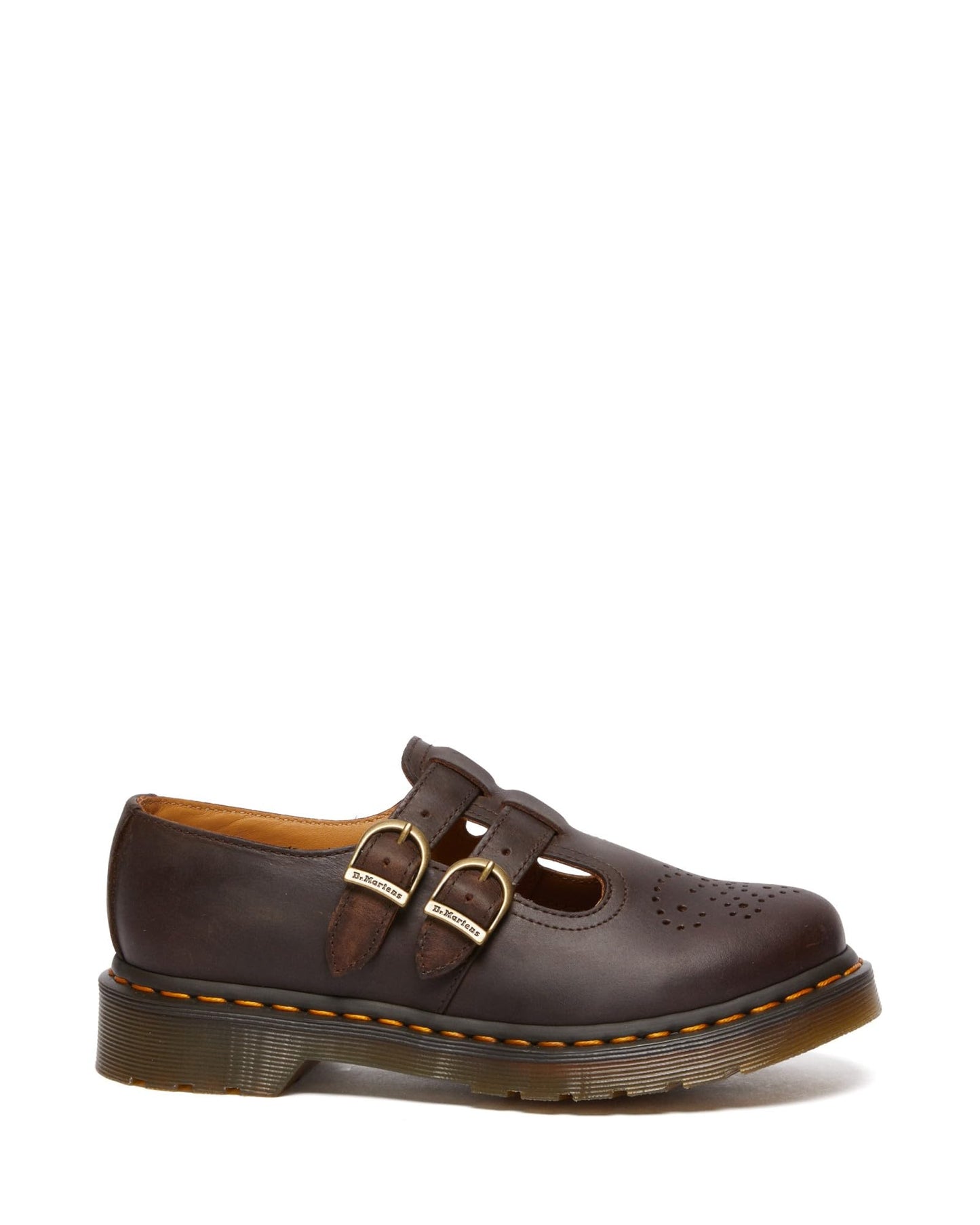 Dr. Martens Women's 8065 Mary Jane Dark Brown Crazy Horse