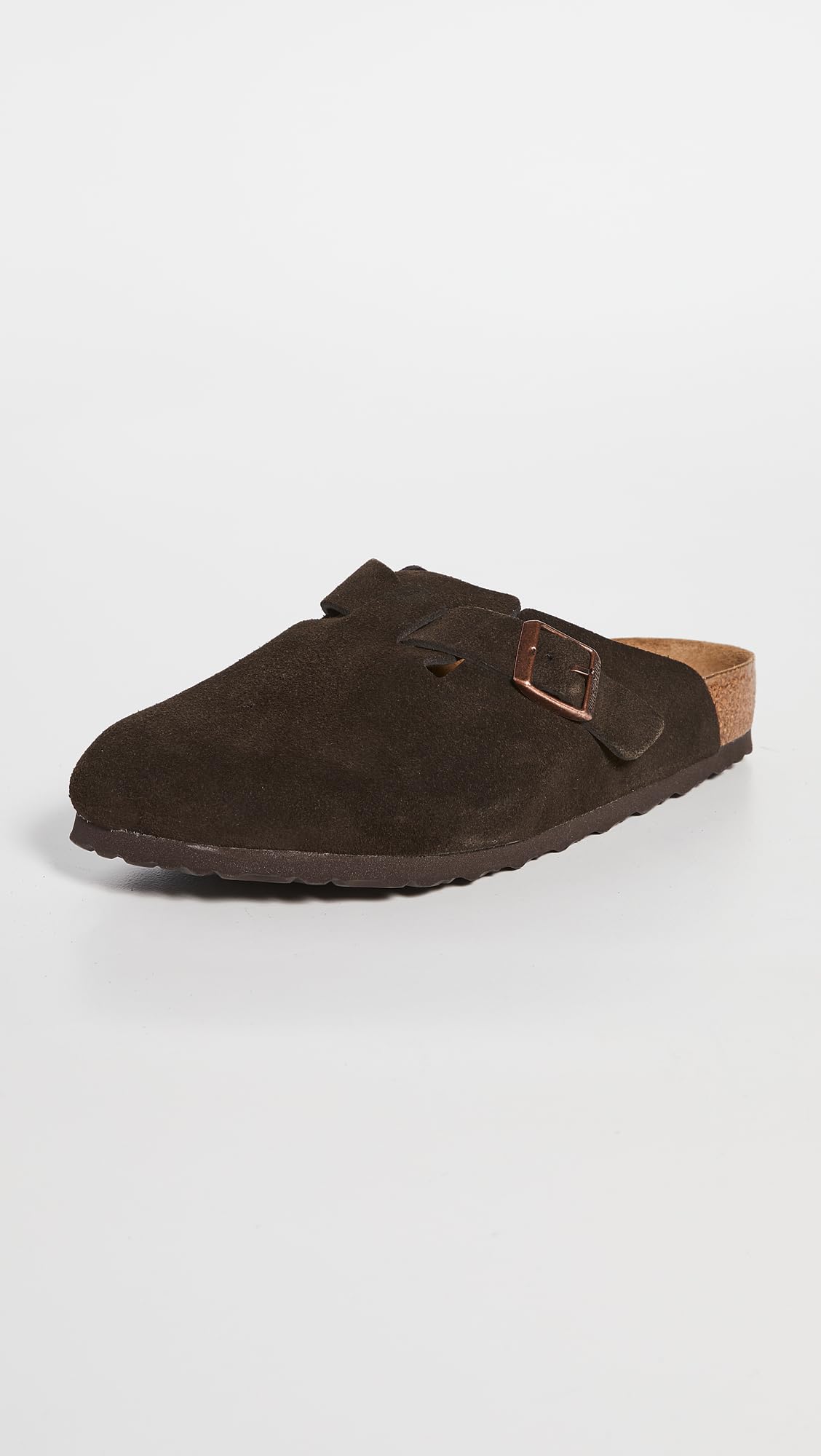 Birkenstock BOSTON SOFT FOOTBED SUEDE BLACK