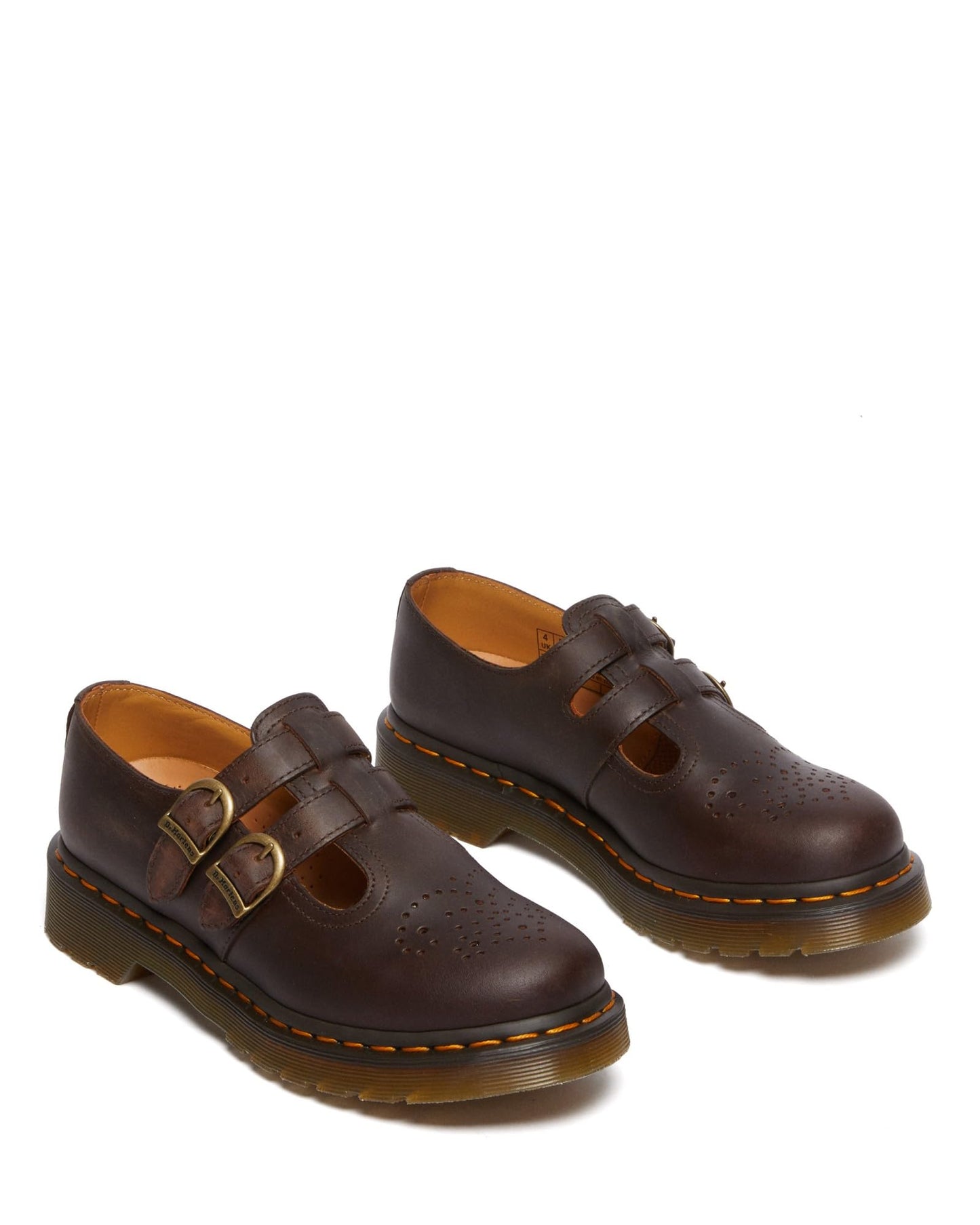 Dr. Martens Women's 8065 Mary Jane Dark Brown Crazy Horse – Dark Brown Crazy Horse