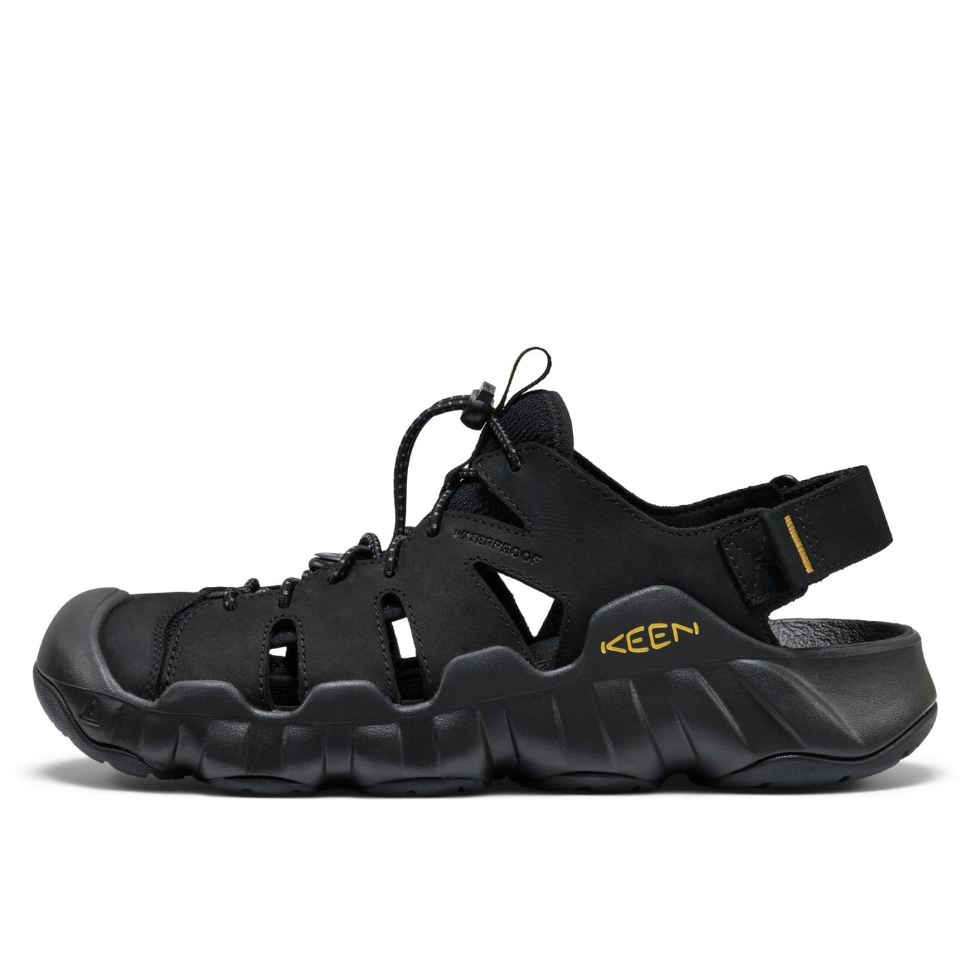 KEEN Men's Hyperport Fisherman Leather Black/KEEN Yellow – BLACK/KEEN YELLOW