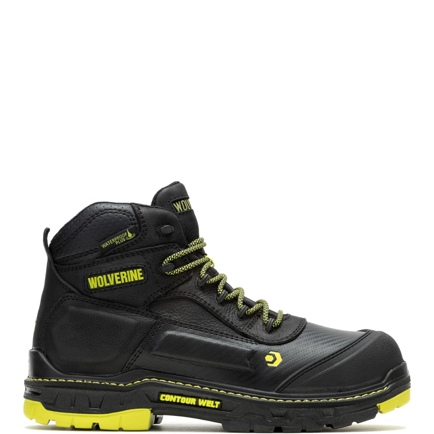 Wolverine Men's Overpass WP CM Mid Black/Lime – BLACK.LIME