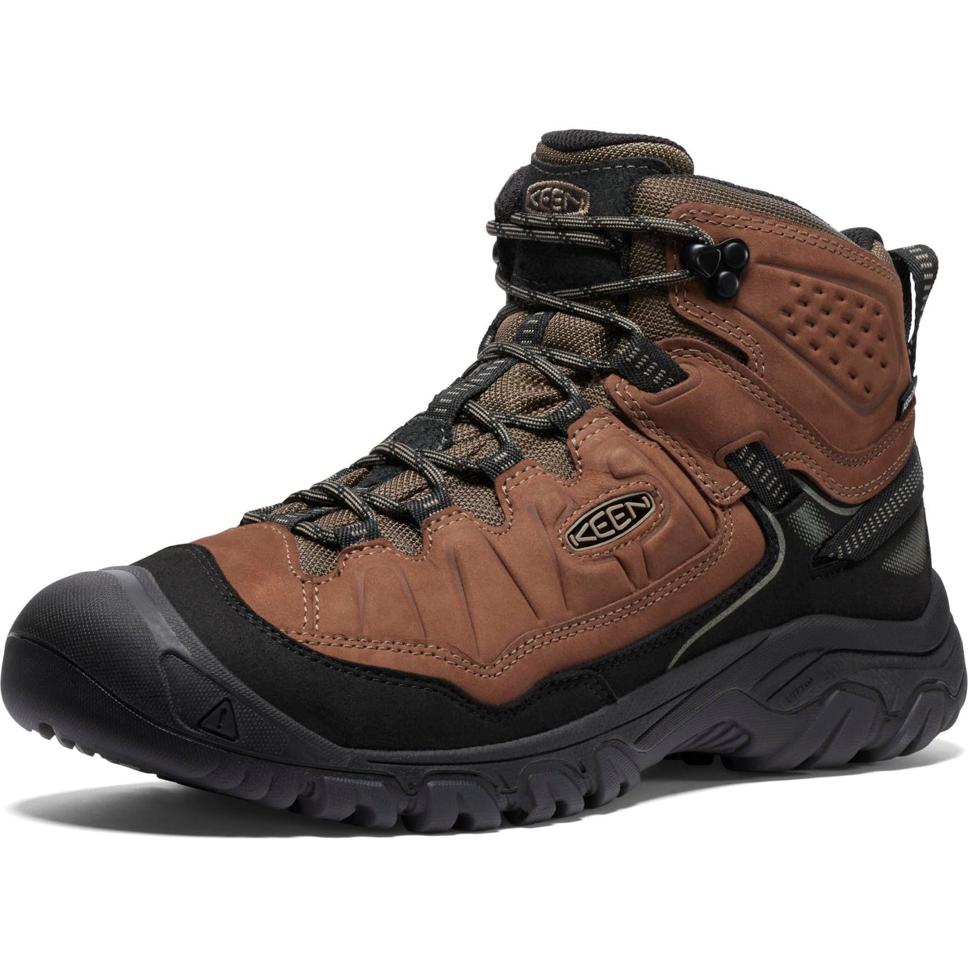 KEEN Men's Targhee IV Mid WP Bison/Black