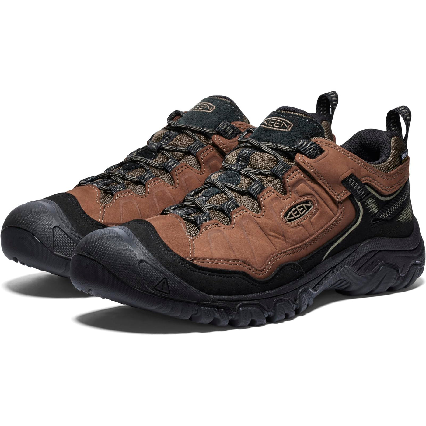 KEEN Men's Targhee IV WP Bison/Black – BISON/BLACK