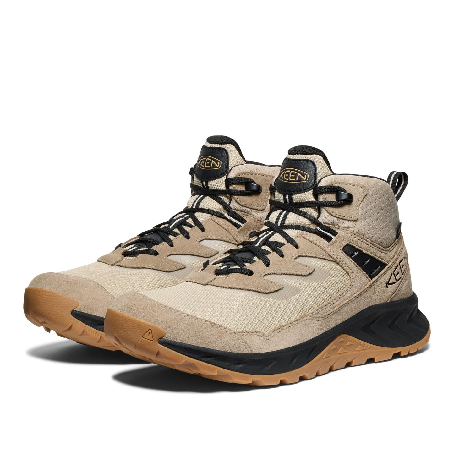 KEEN Men's Hightrail Mid WP Brindle/Oak Buff – BRINDLE/OAK BUFF