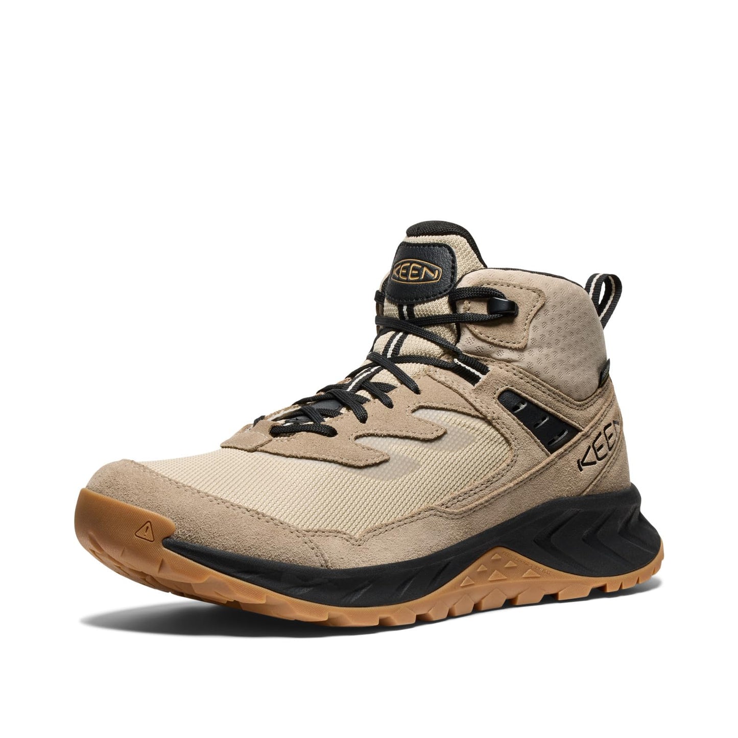 KEEN Men's Hightrail Mid WP Brindle/Oak Buff – BRINDLE/OAK BUFF