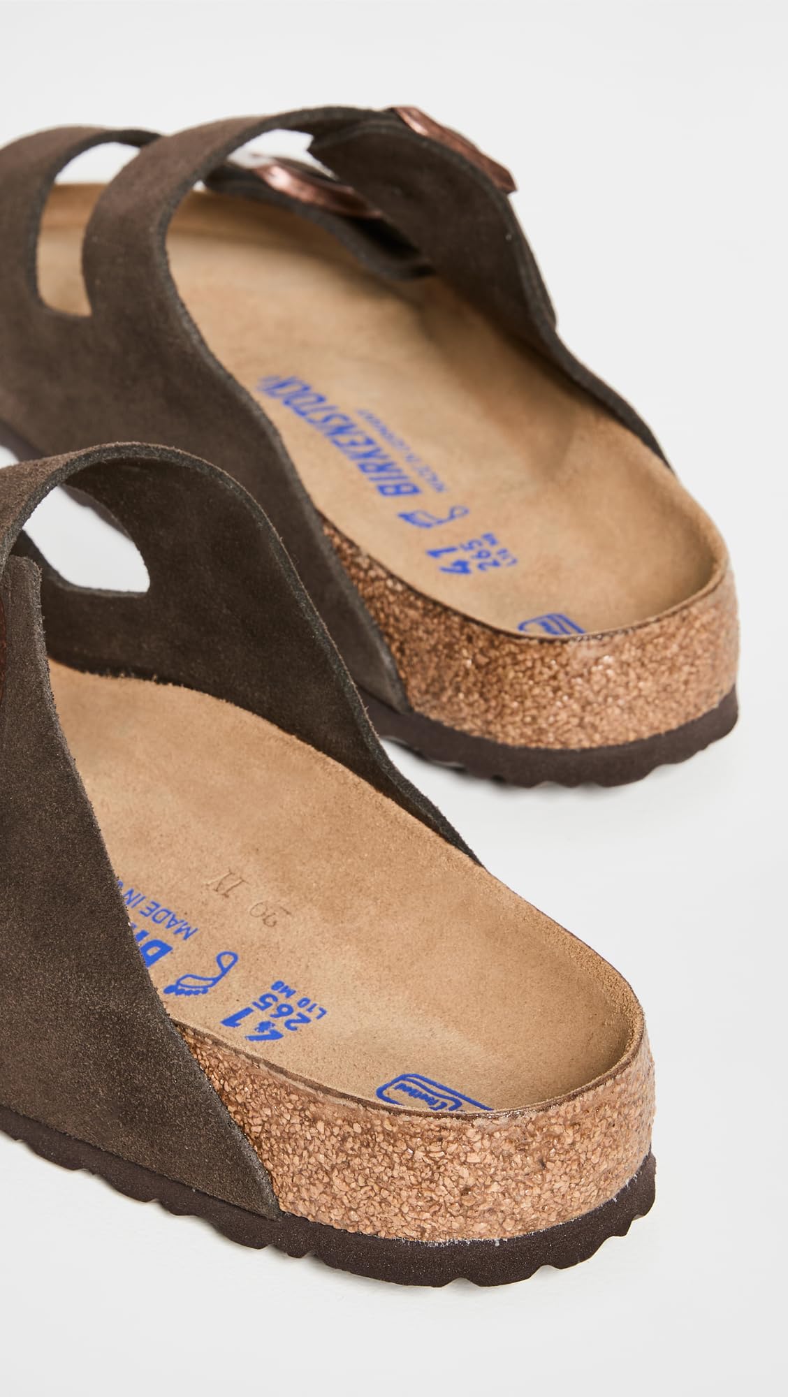 Birkenstock ARIZONA SOFT FOOTBED SUEDE BLACK
