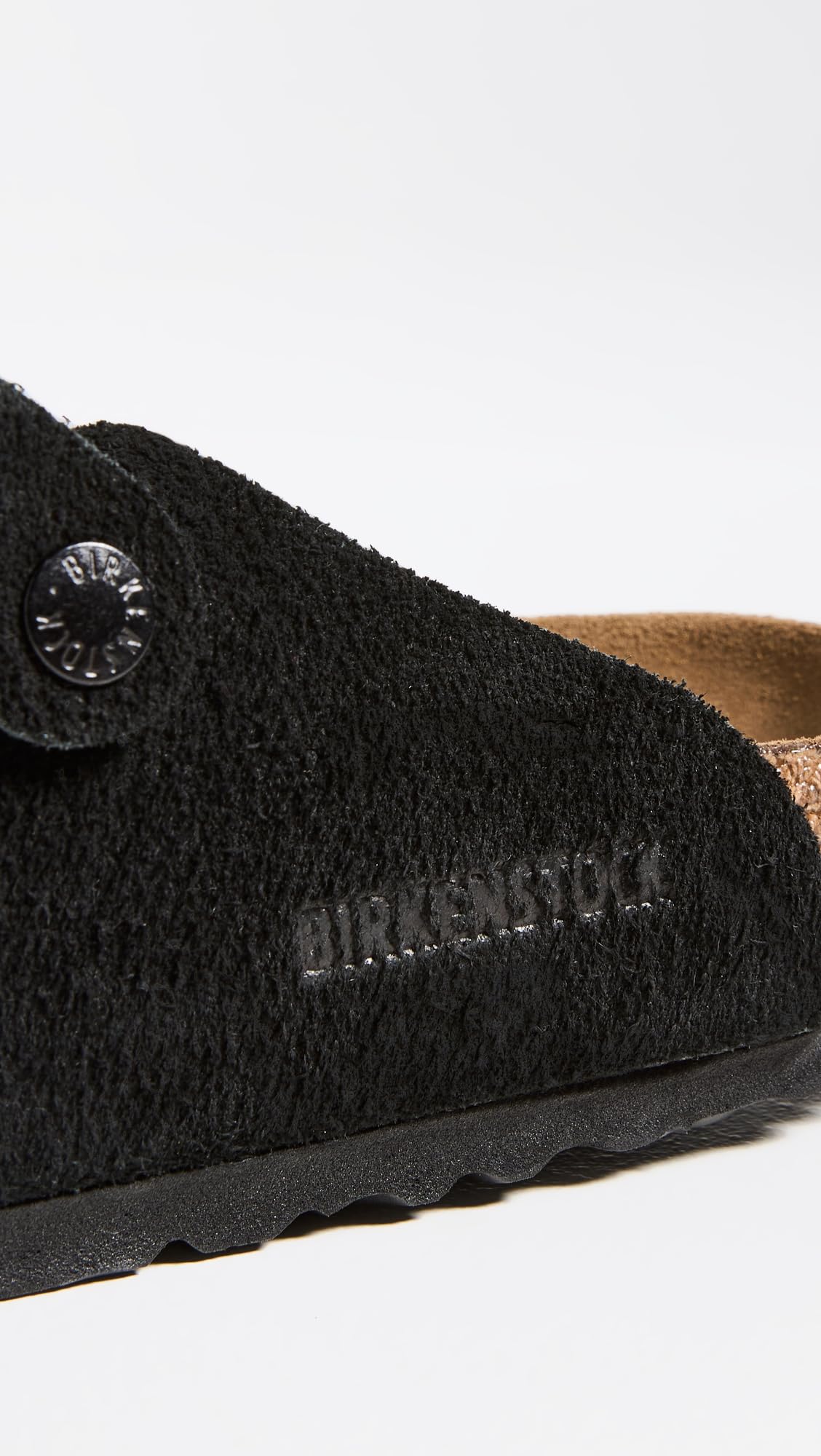 Birkenstock BOSTON SOFT FOOTBED SUEDE BLACK