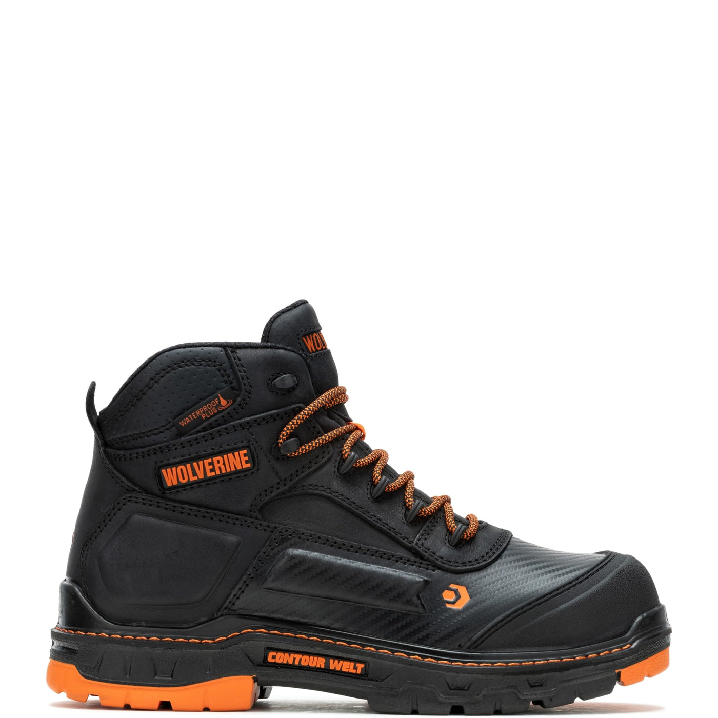 Wolverine Men's Overpass WP CM Mid Black/Orange – BLACK.ORANGE