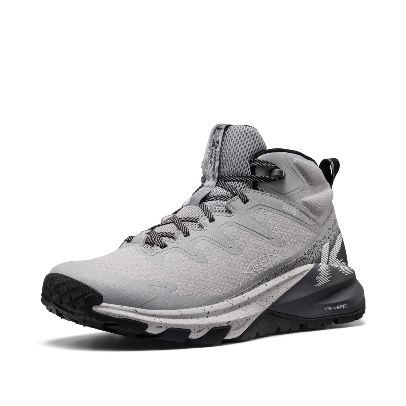 KEEN Men's Targhee Apex Mid WP Alloy/Black – ALLOY/BLACK