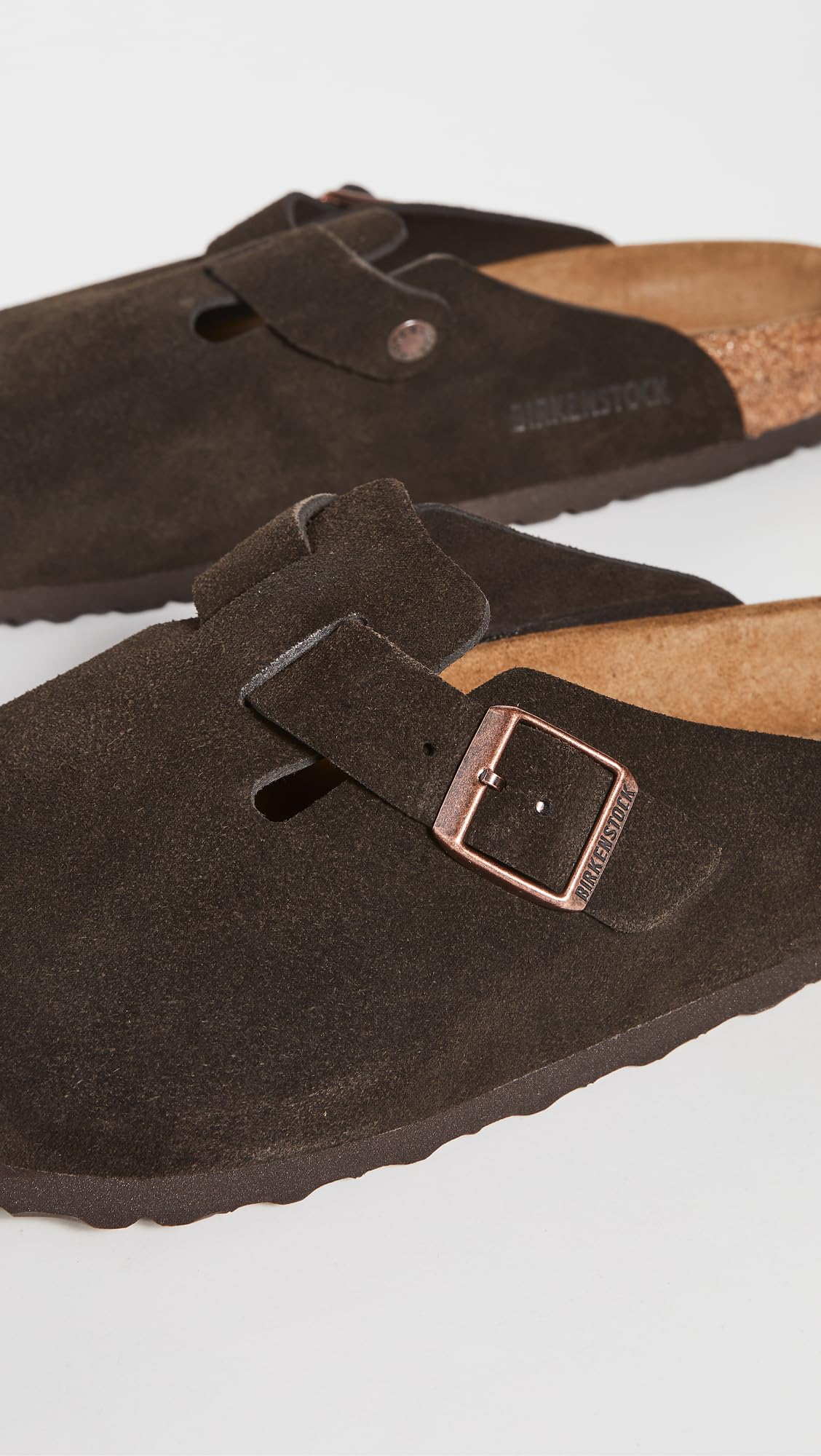 Birkenstock BOSTON SOFT FOOTBED SUEDE BLACK