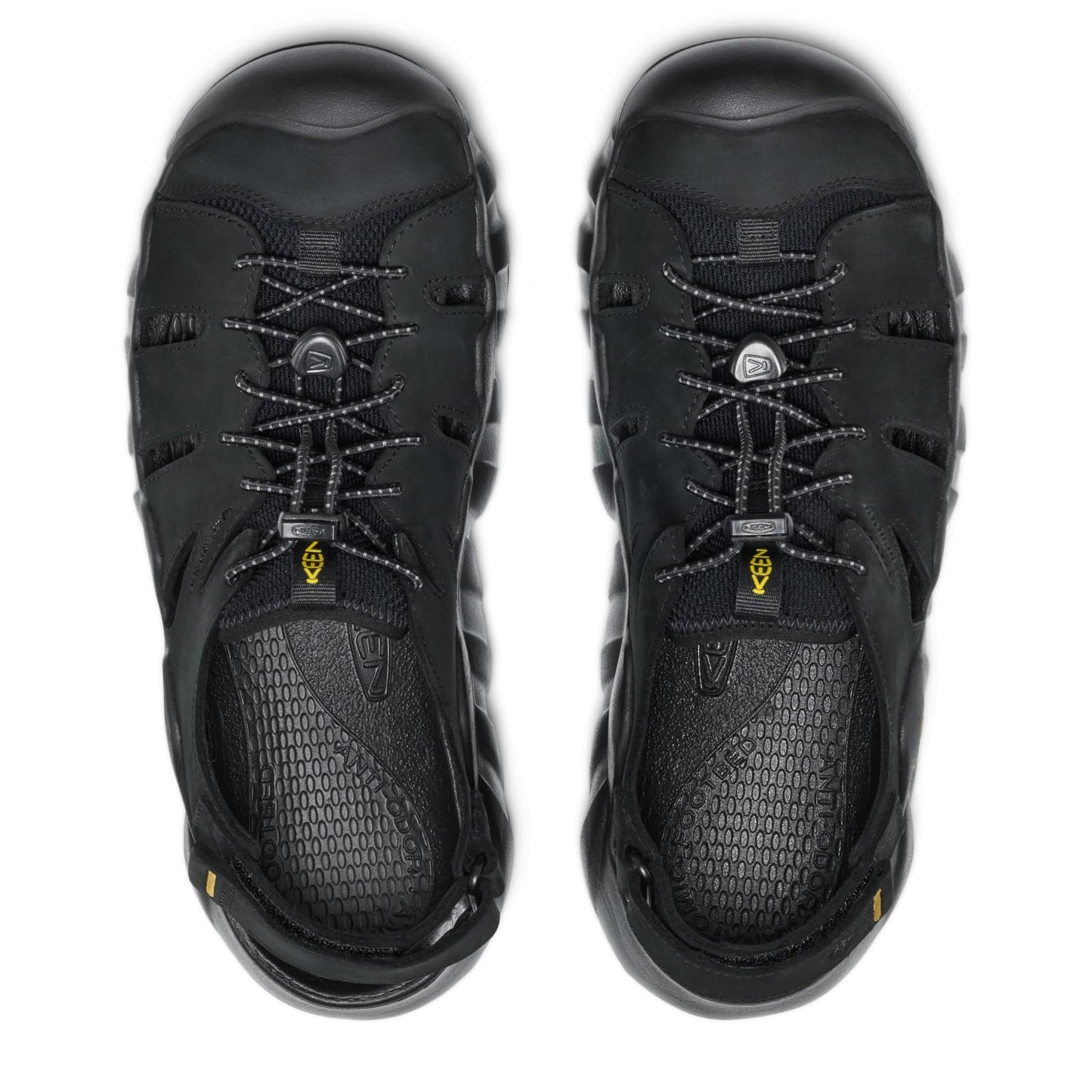KEEN Men's Hyperport Fisherman Leather Black/KEEN Yellow – BLACK/KEEN YELLOW