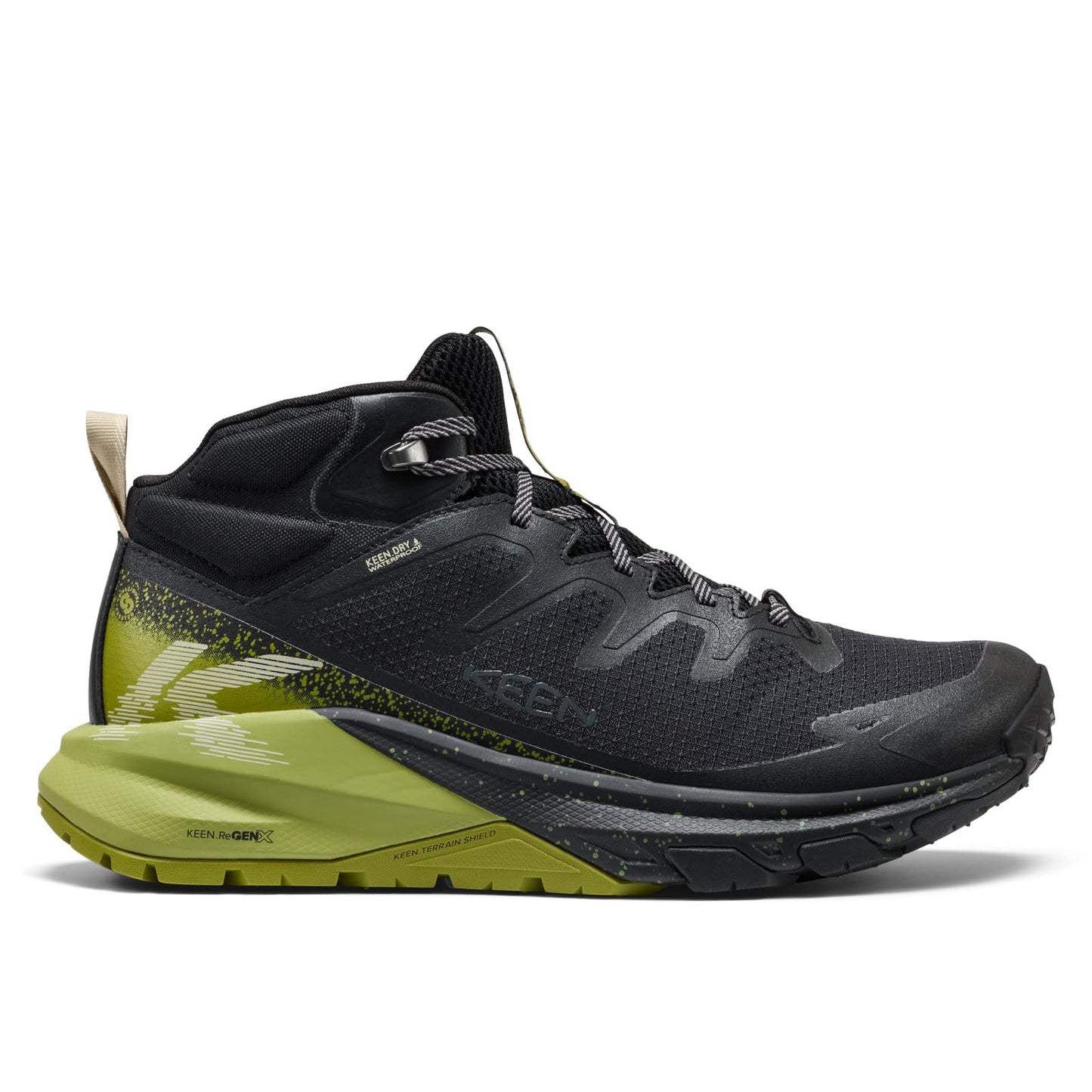 KEEN Men's Targhee Apex Mid WP Black/Golden Cypress