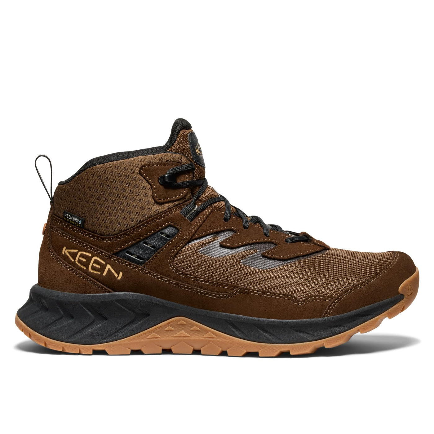 KEEN Men's Hightrail Mid WP Dark Earth/Oak Buff