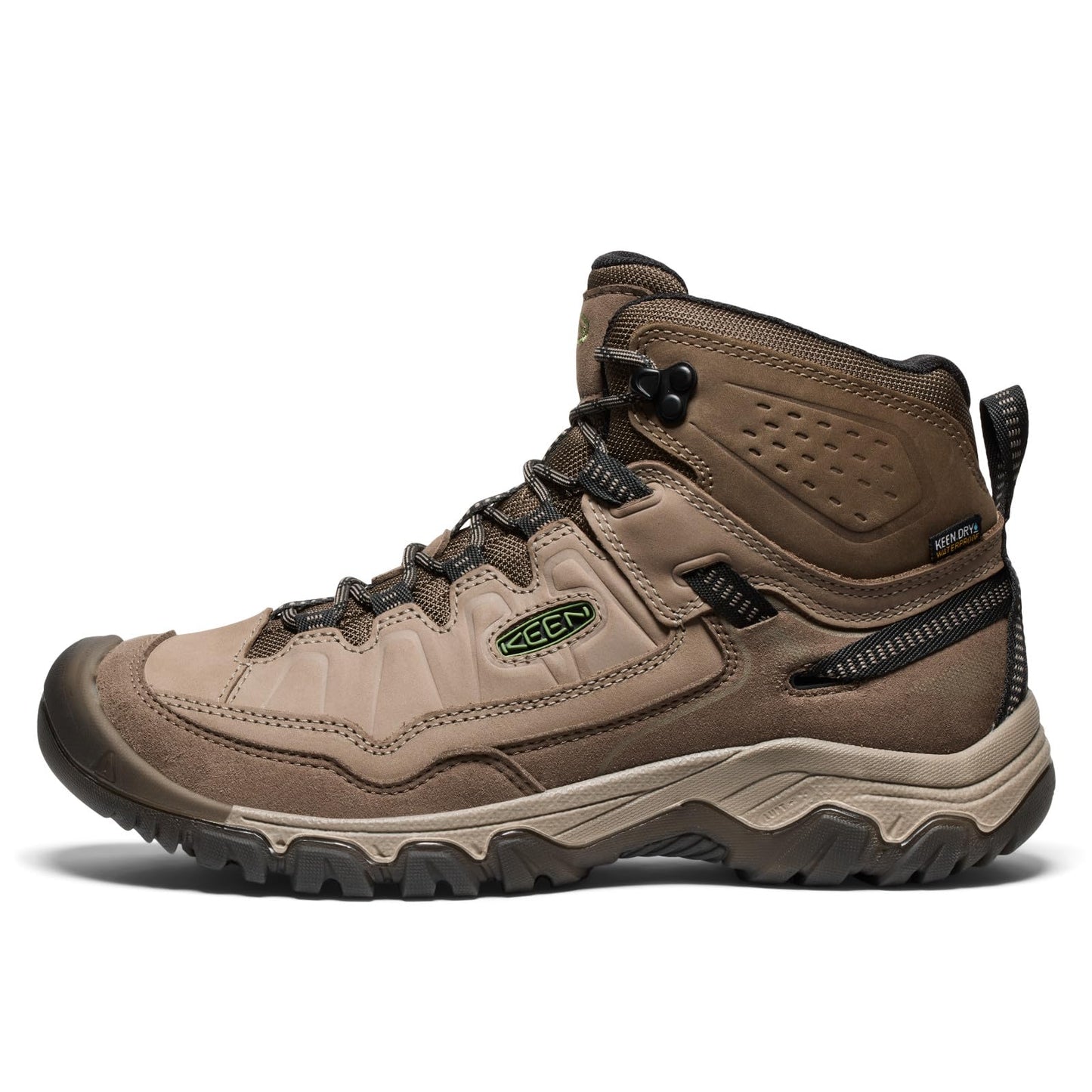 KEEN Men's Targhee IV Mid WP Brindle/Canteen – BRINDLE/CANTEEN
