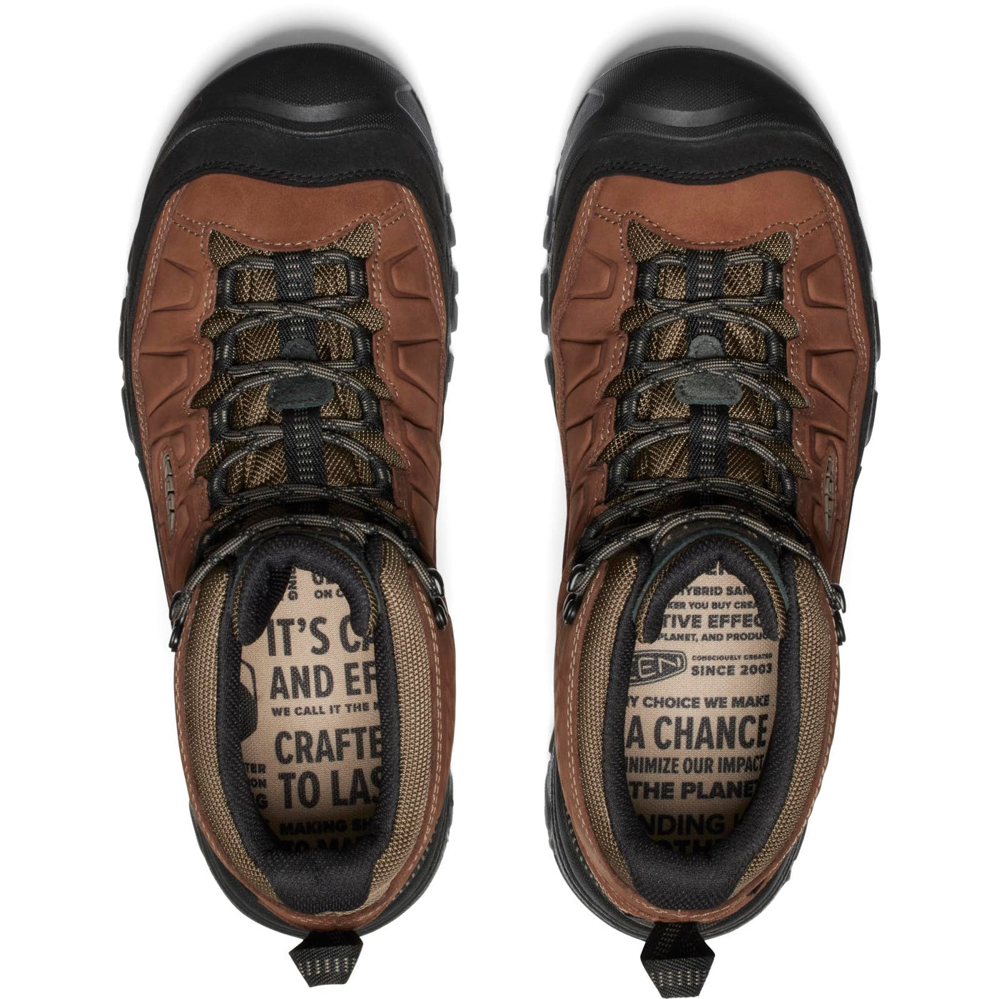 KEEN Men's Targhee IV Mid WP Bison/Black – BISON/BLACK