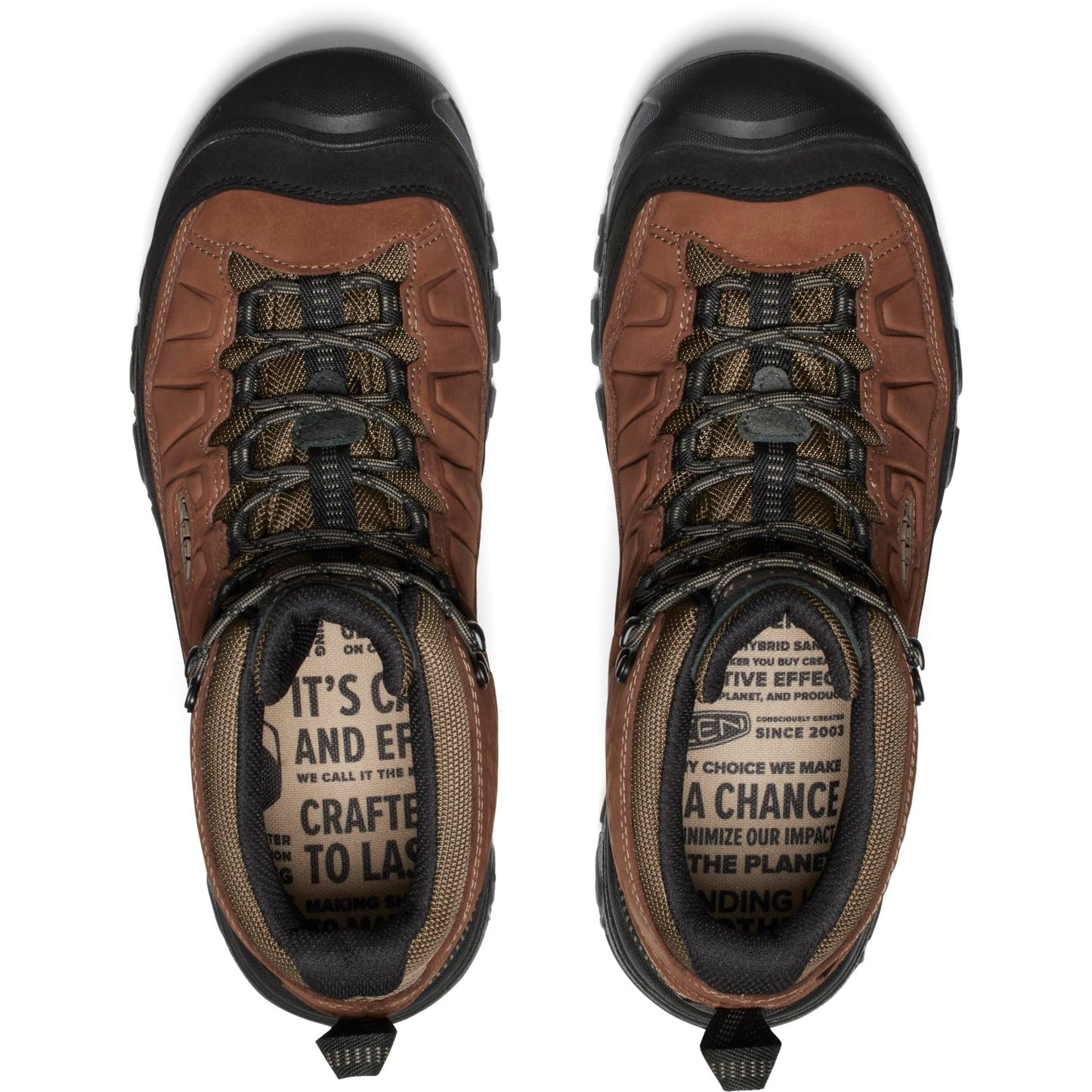 KEEN Men's Targhee IV Mid WP Bison/Black – BISON/BLACK