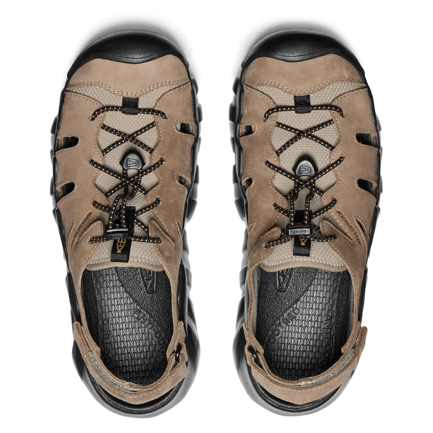 KEEN Men's Hyperport Fisherman Leather Brindle/Oak Buff – BRINDLE/OAK BUFF