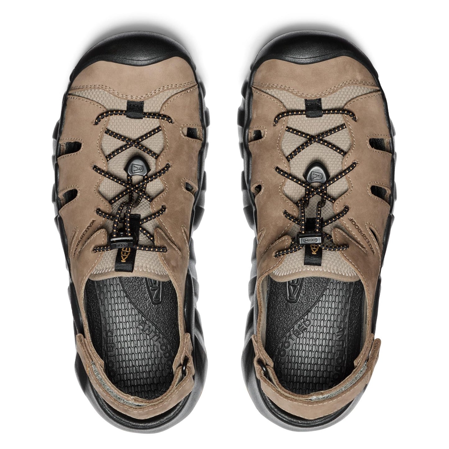 KEEN Men's Hyperport Fisherman Leather Brindle/Oak Buff – BRINDLE/OAK BUFF